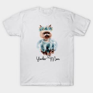 Yorkie Mom Cute Yorkie T-Shirt